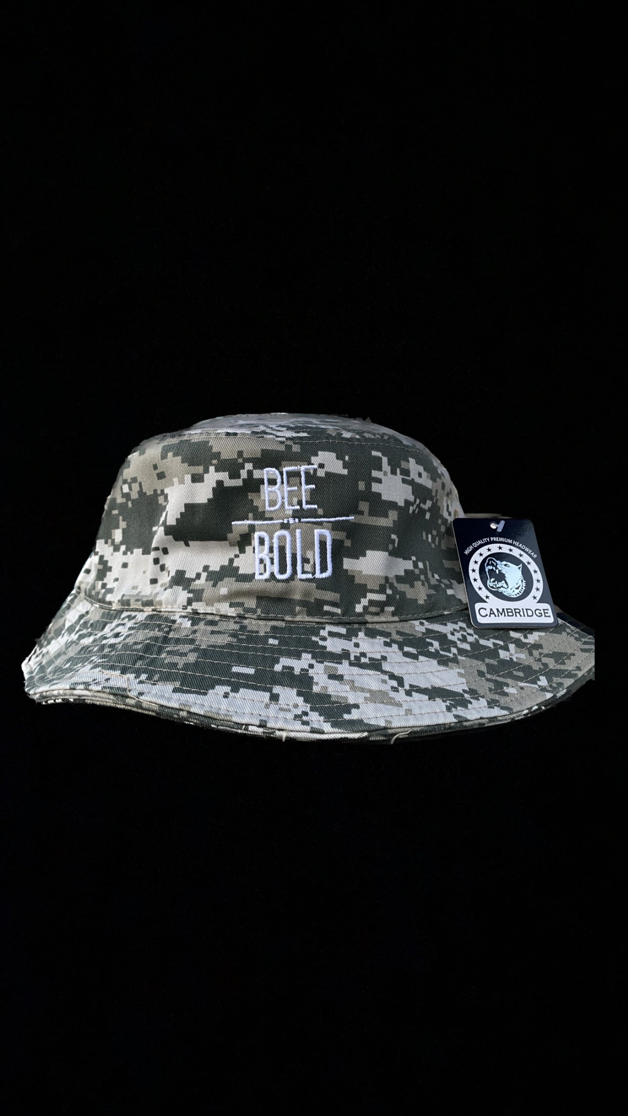 Digital Military Bucket Hat - Sage Green